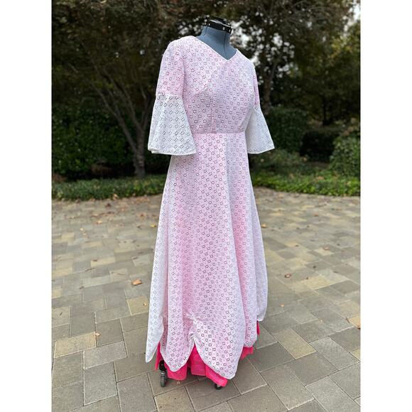 Vintage Maxi Dress Retro Costume Cosplay SouthernBelle Cottage Hamilton Retro30s - Picture 5 of 11